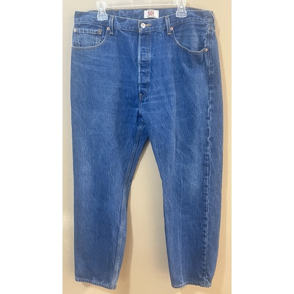 Levi's Other - VTG Y2K 2009 Levis 501 Jeans Men 38x31 Rigid Indigo Shrink to Fit Raw Mexico